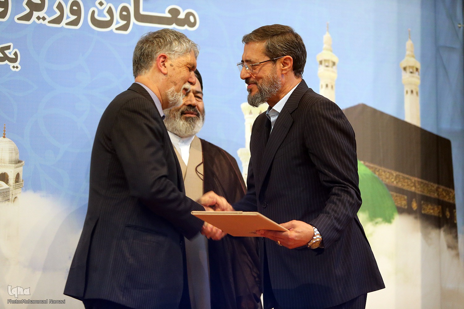 1/گزارش مصور از آیین تکریم و‌ معارفه رؤسای سابق و جدید سازمان حج وزیارت
